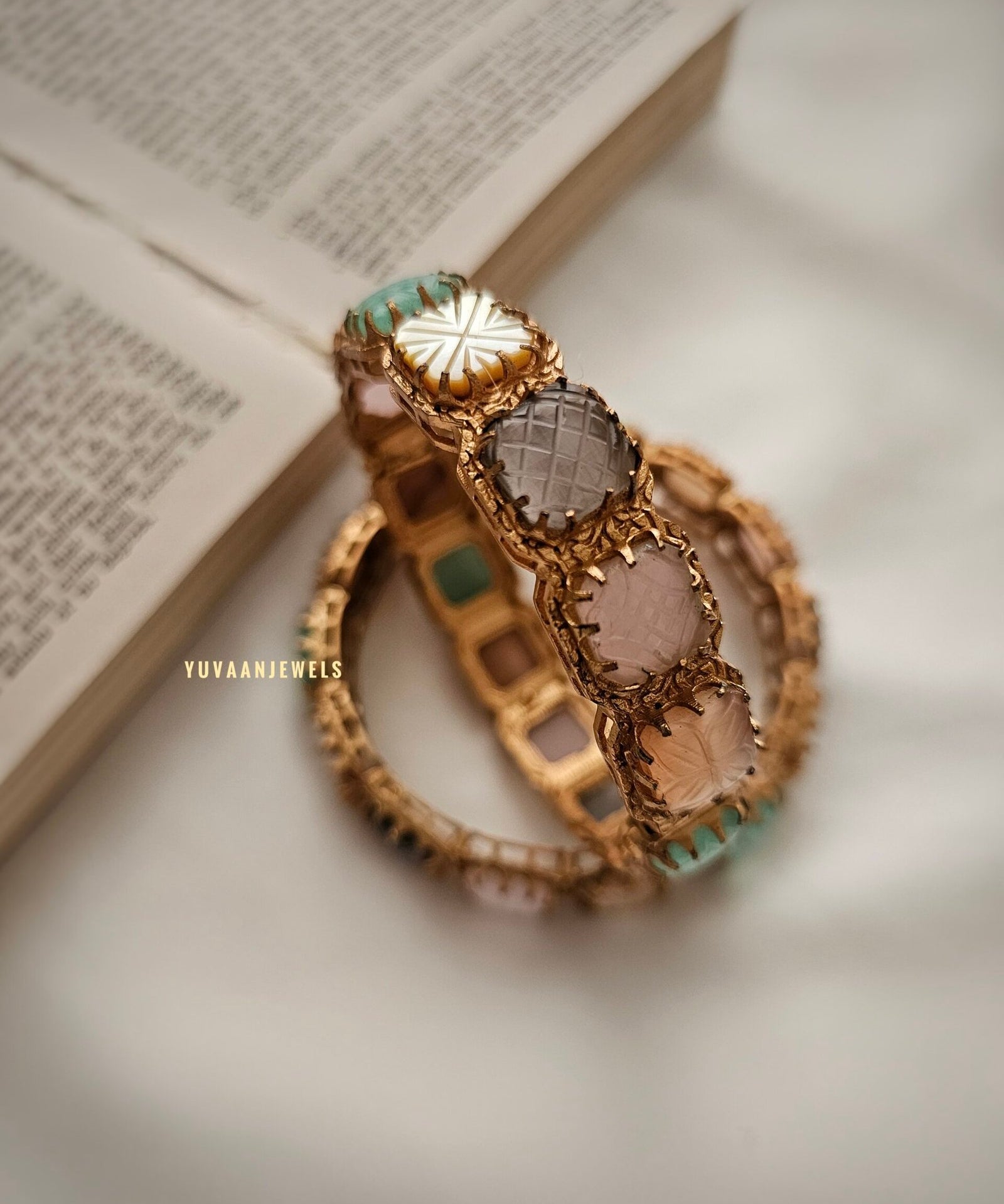 Zahira polki openable bangle