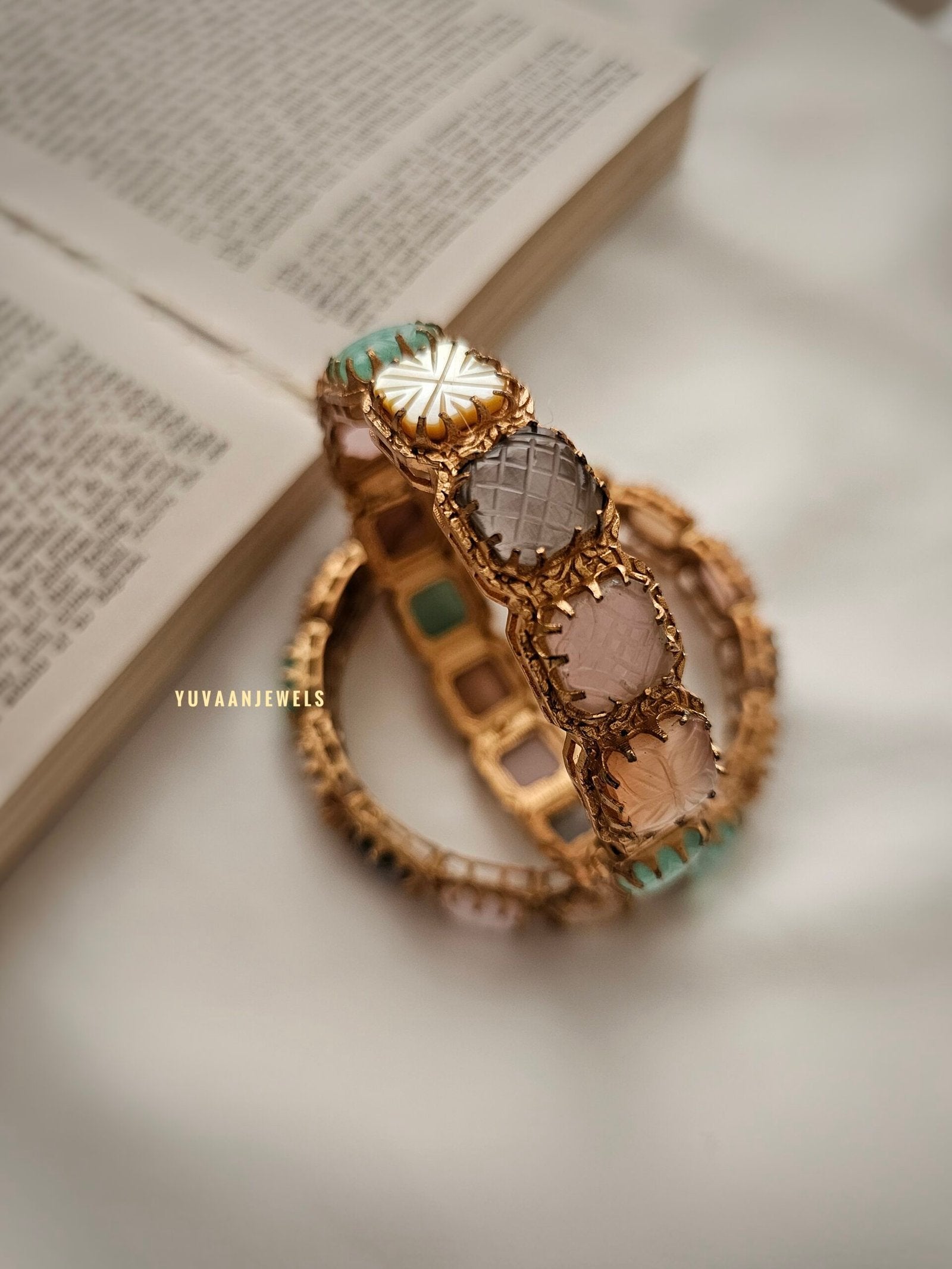 Zahira polki openable bangle