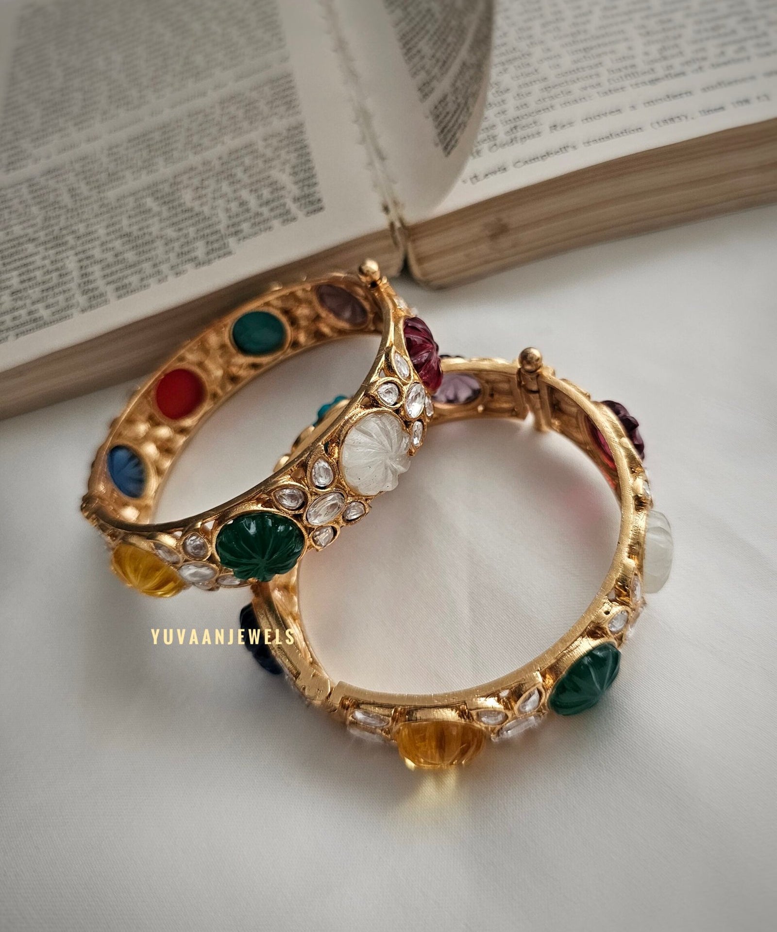 Kalki polki openable bangle