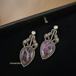 Orphic handcrafted Quartz earings