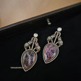 Orphic handcrafted Quartz earings