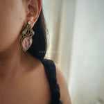 Orphic handcrafted Quartz earings