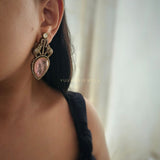 Orphic handcrafted Quartz earings