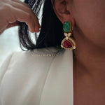 Naayad semi-precious stone earings