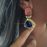 Naayad semi-precious stone earings