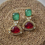 Naayad semi-precious stone earings