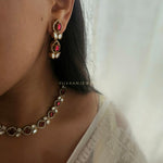 Farida semi precious quartz necklace