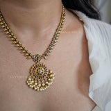 Amala Handcrafted temple necklace