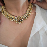 Bharghavi Handcrafted temple Necklace