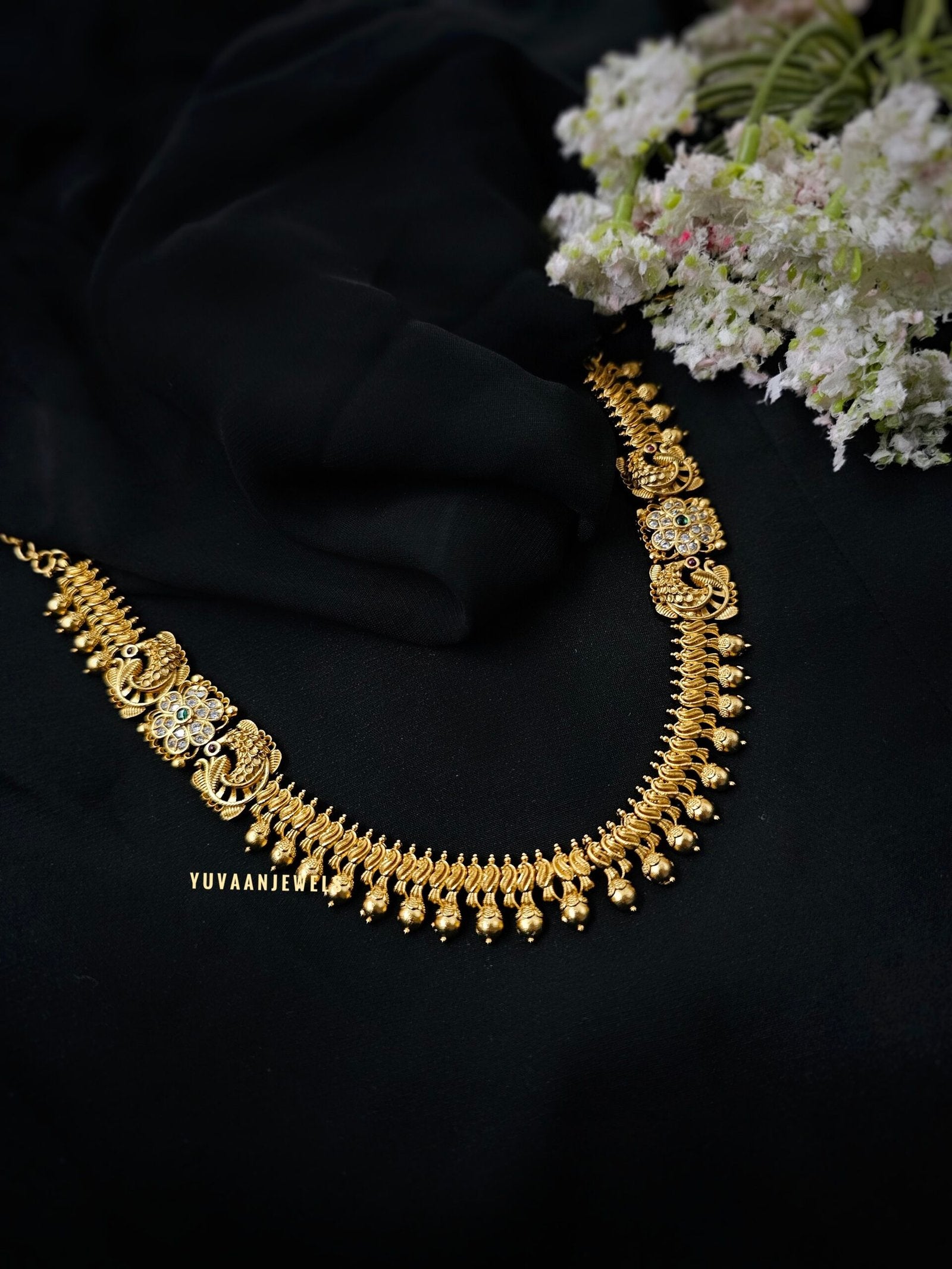 Prabha Handcrafted temple necklace