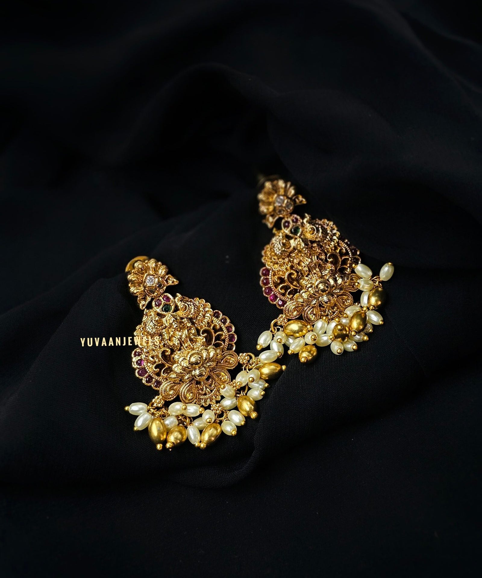 Devyani  Handcrafted temple necklace