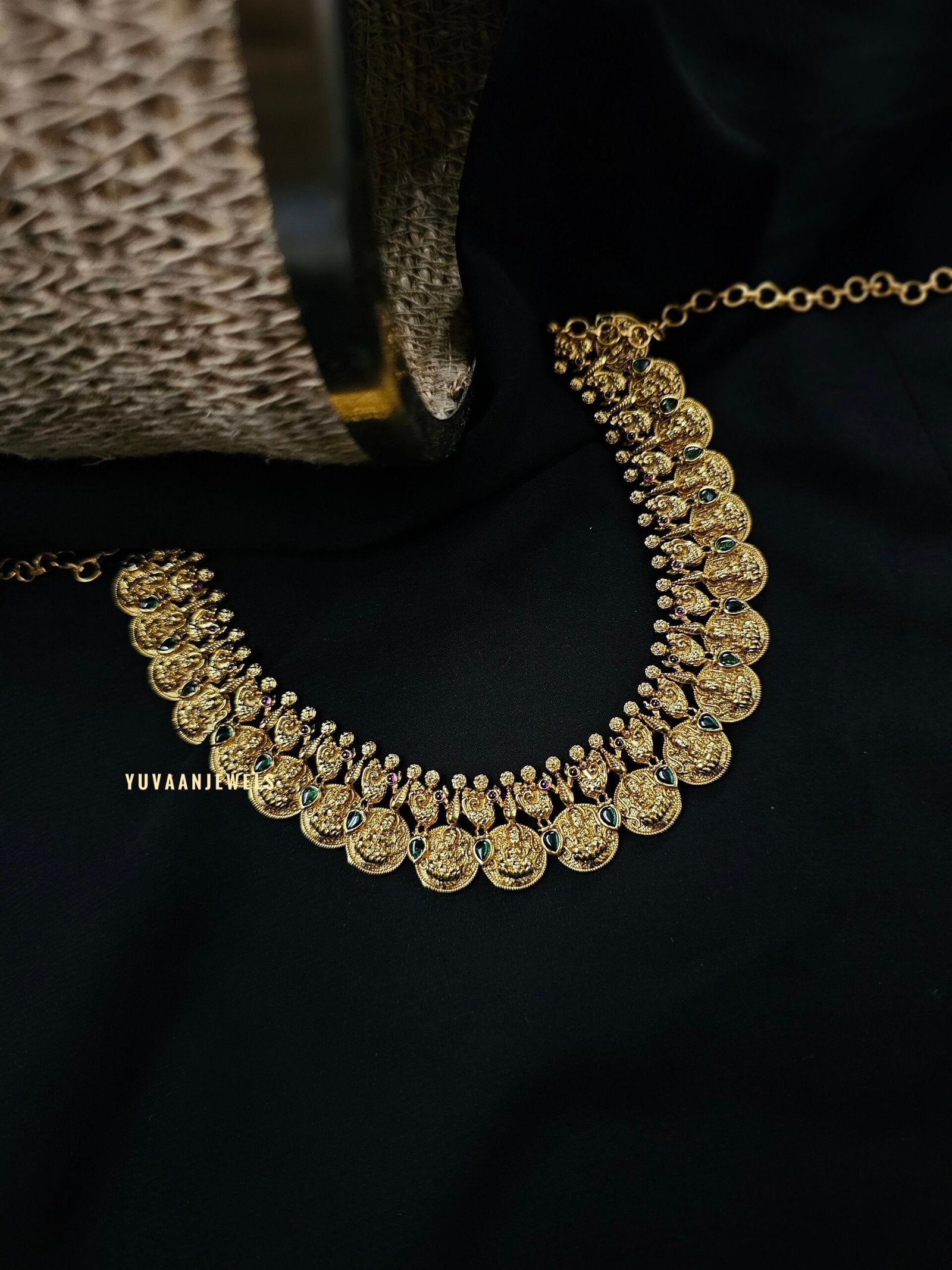 Sohvi  Handcrafted temple necklace