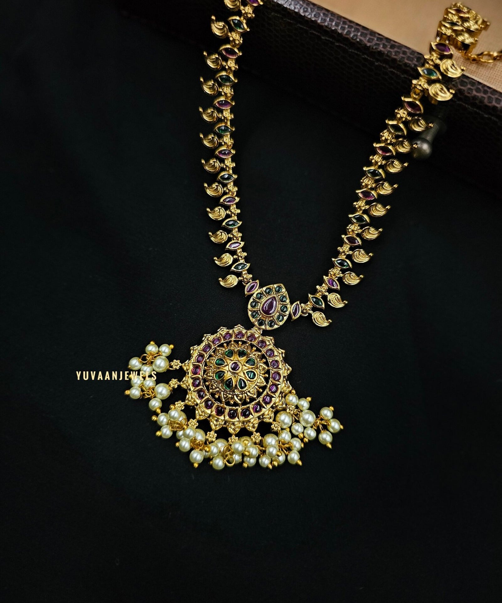 Amala Handcrafted temple necklace