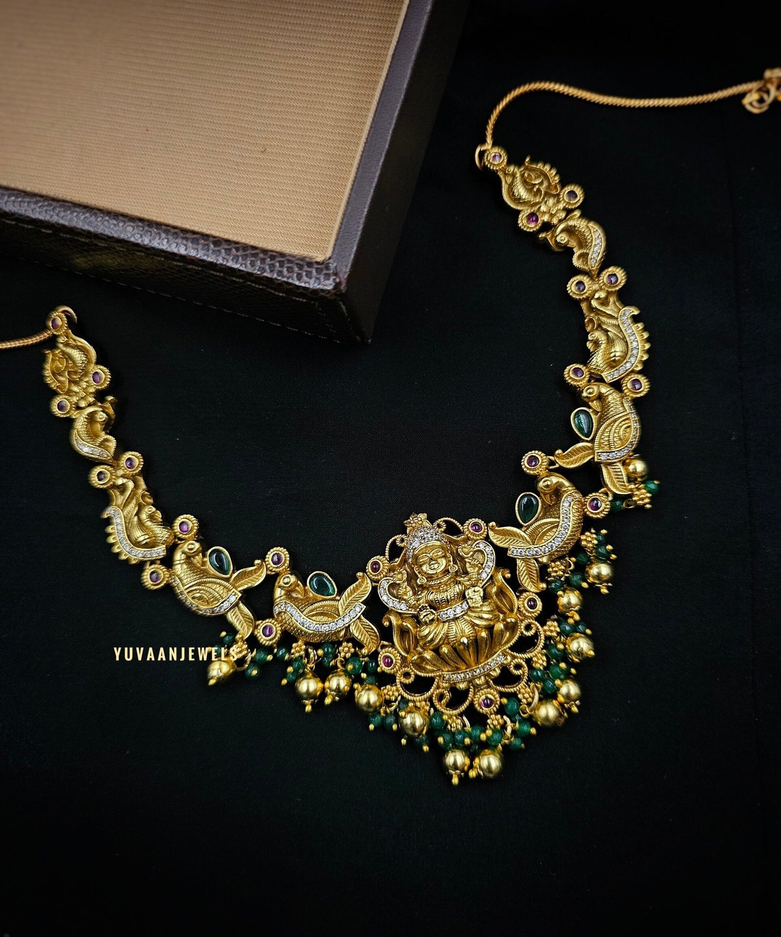 Vibha Handcrafted temple necklace
