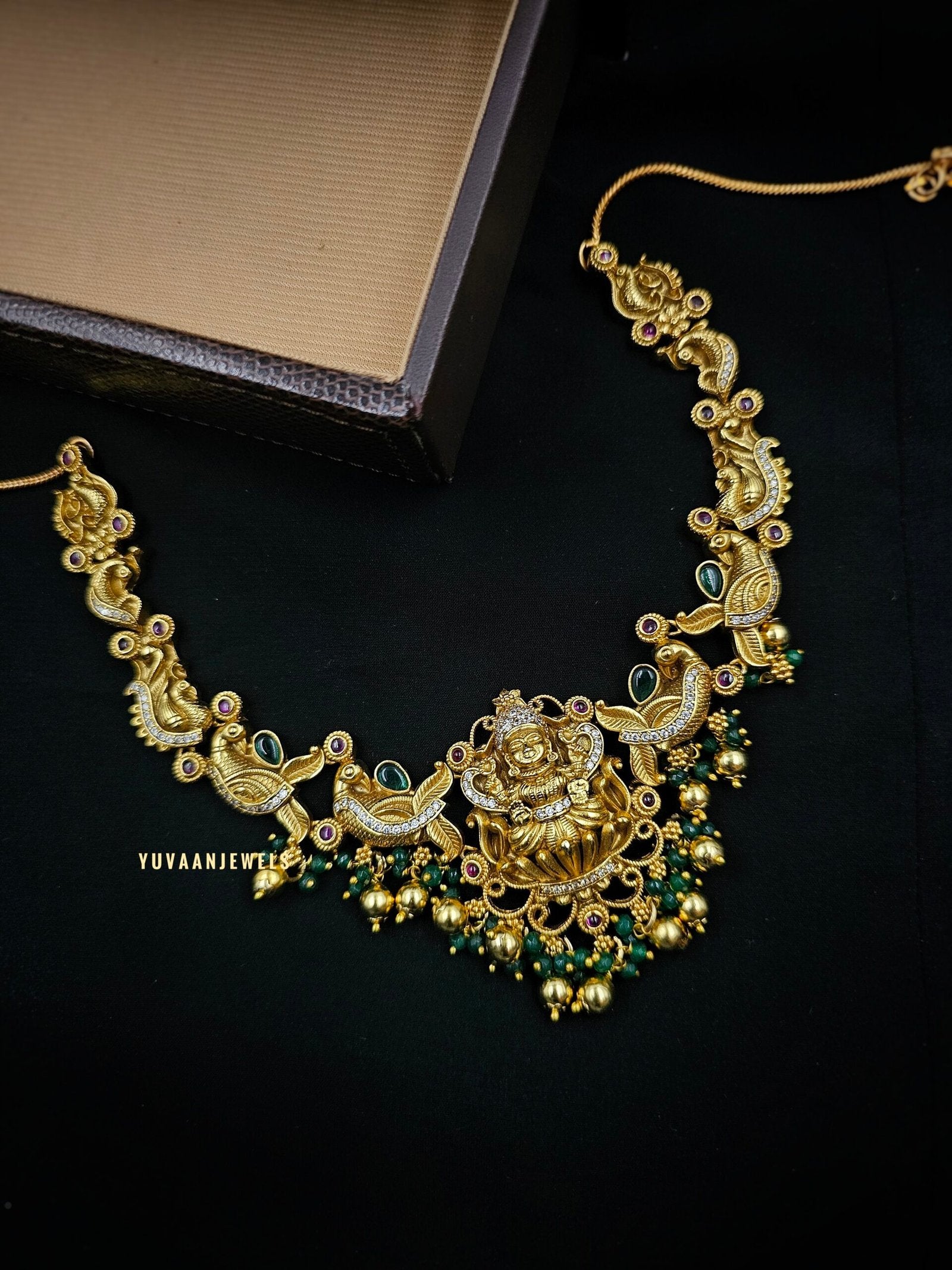 Vibha Handcrafted temple necklace