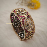 Vasu Handcarved polki openable kada