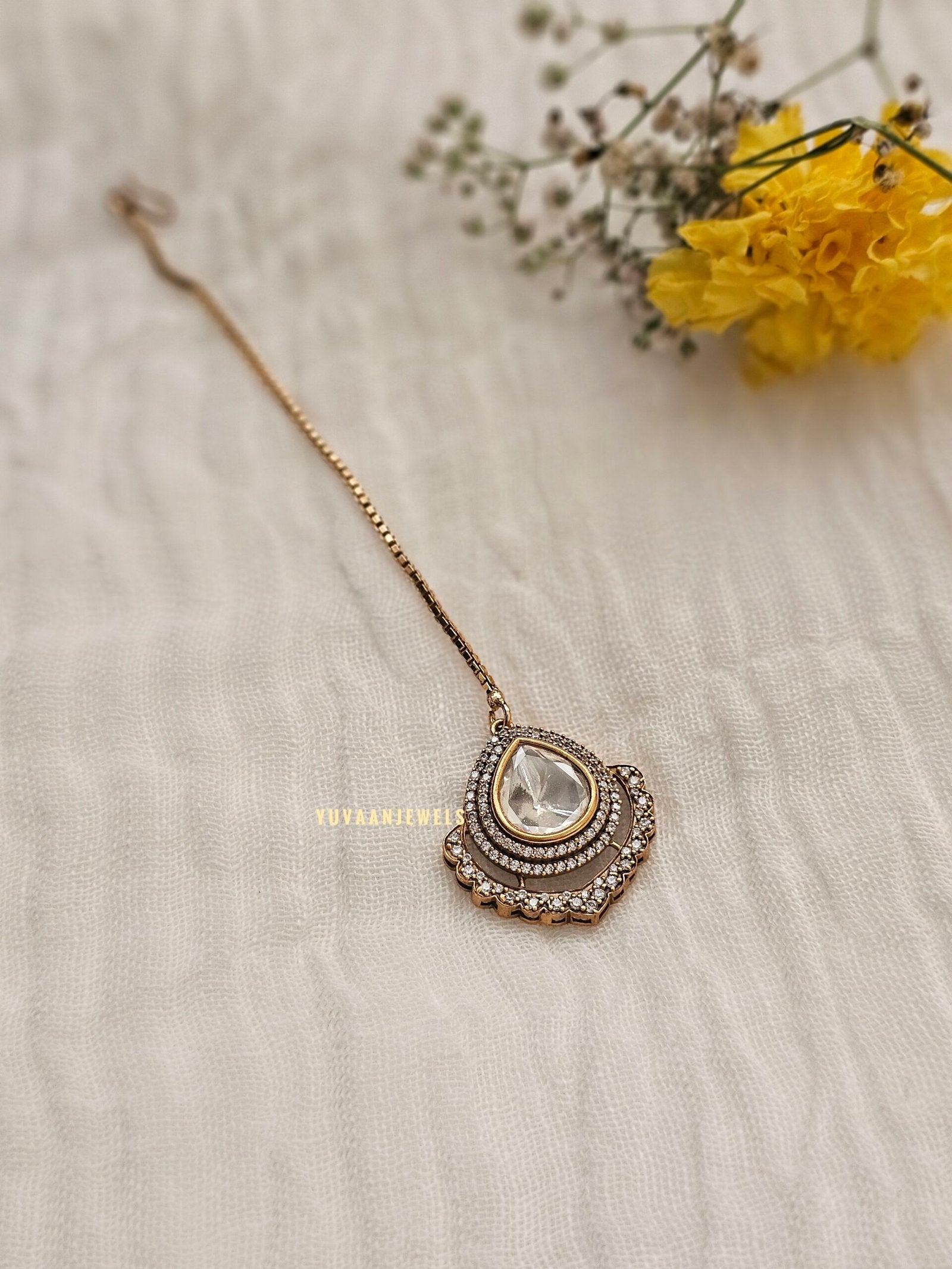 Vandana polki necklace