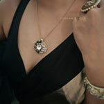 Botany Real Moissanite Polki necklace
