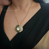 Botany Real Moissanite Polki necklace