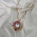 Botany Real Moissanite Polki necklace