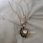 Botany Real Moissanite Polki necklace
