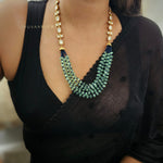Farah Long polki necklace