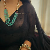 Farah Long polki necklace