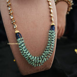 Farah Long polki necklace