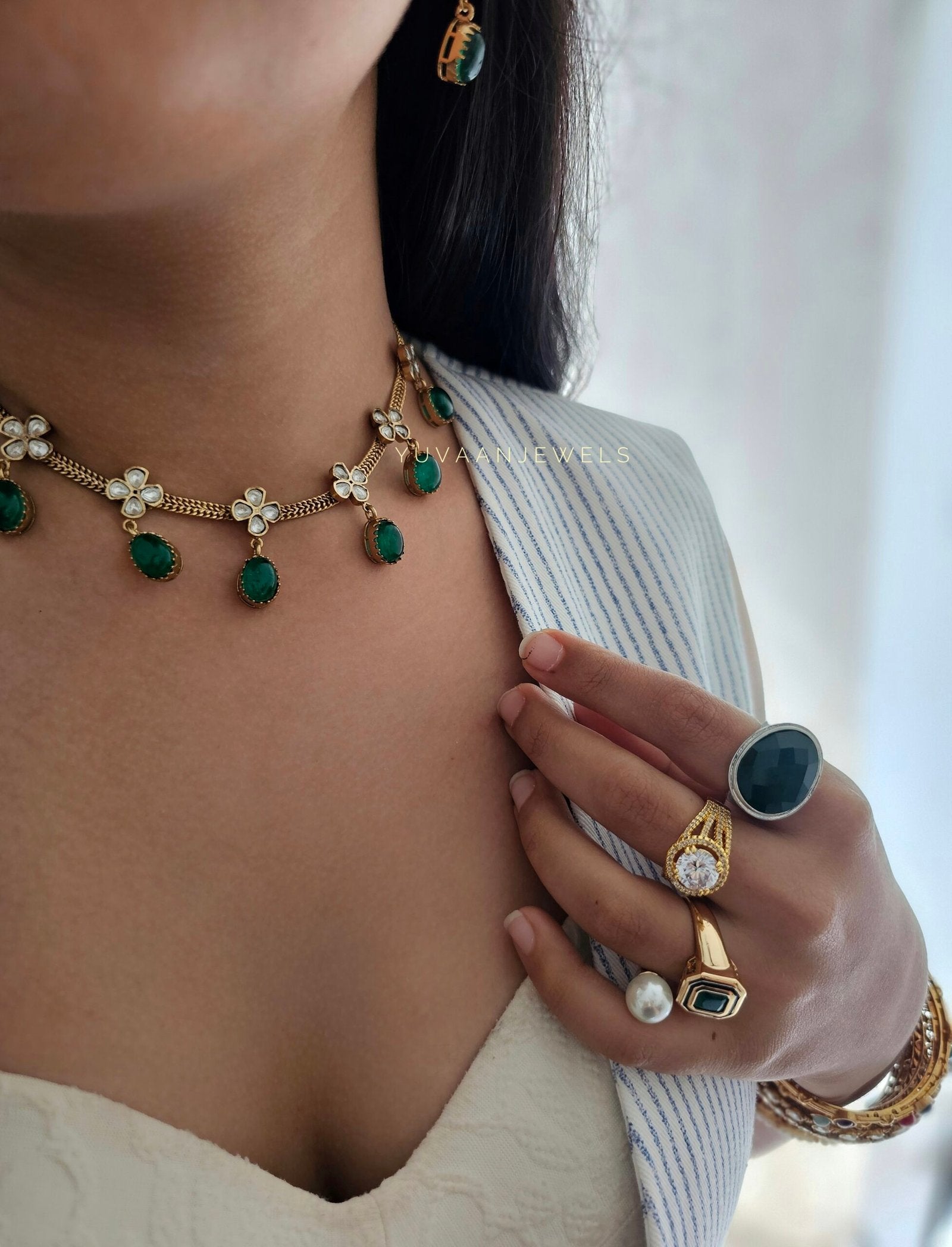 Shrushti Delicate Quartz Necklace