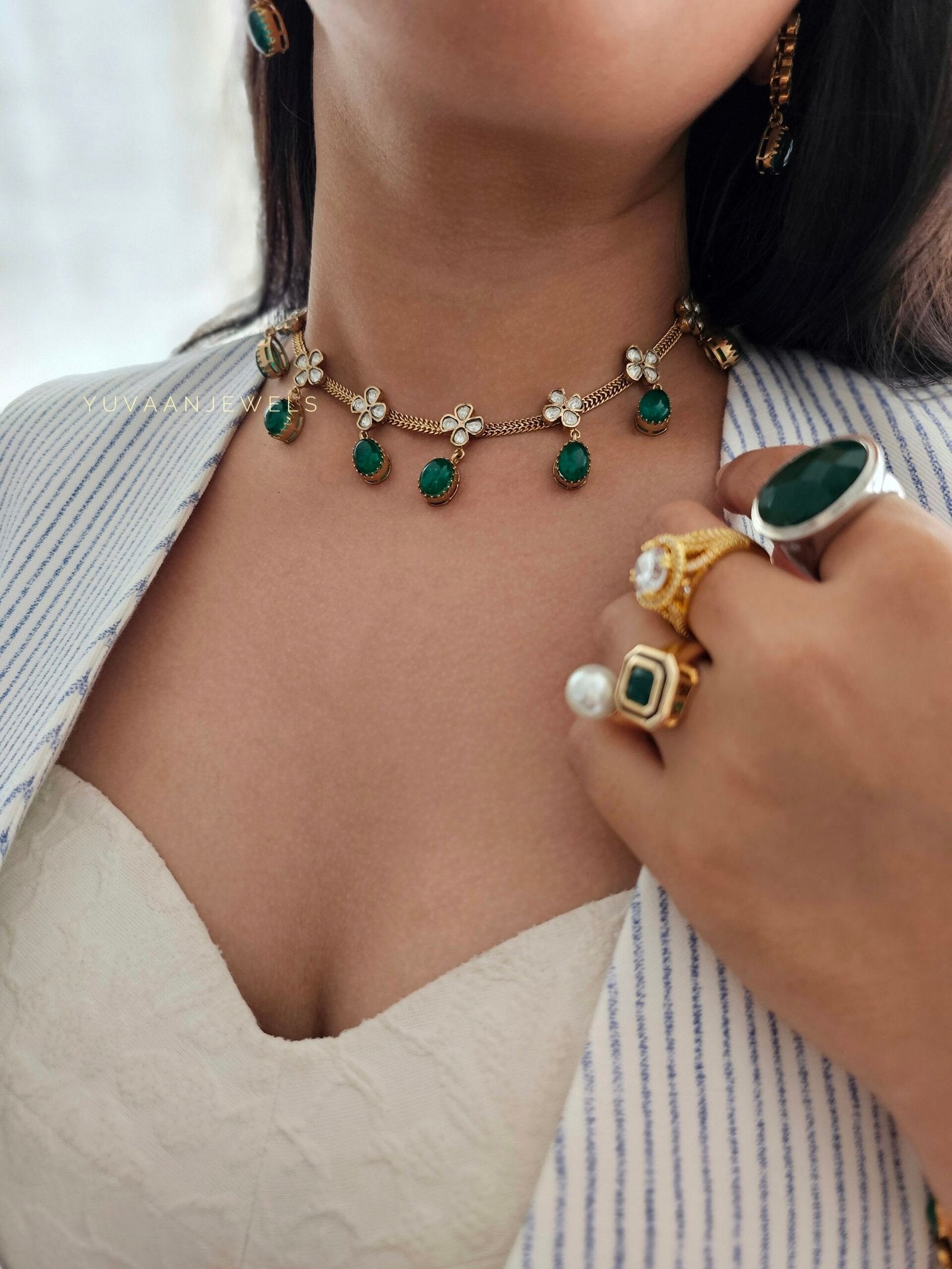 Shrushti Delicate Quartz Necklace
