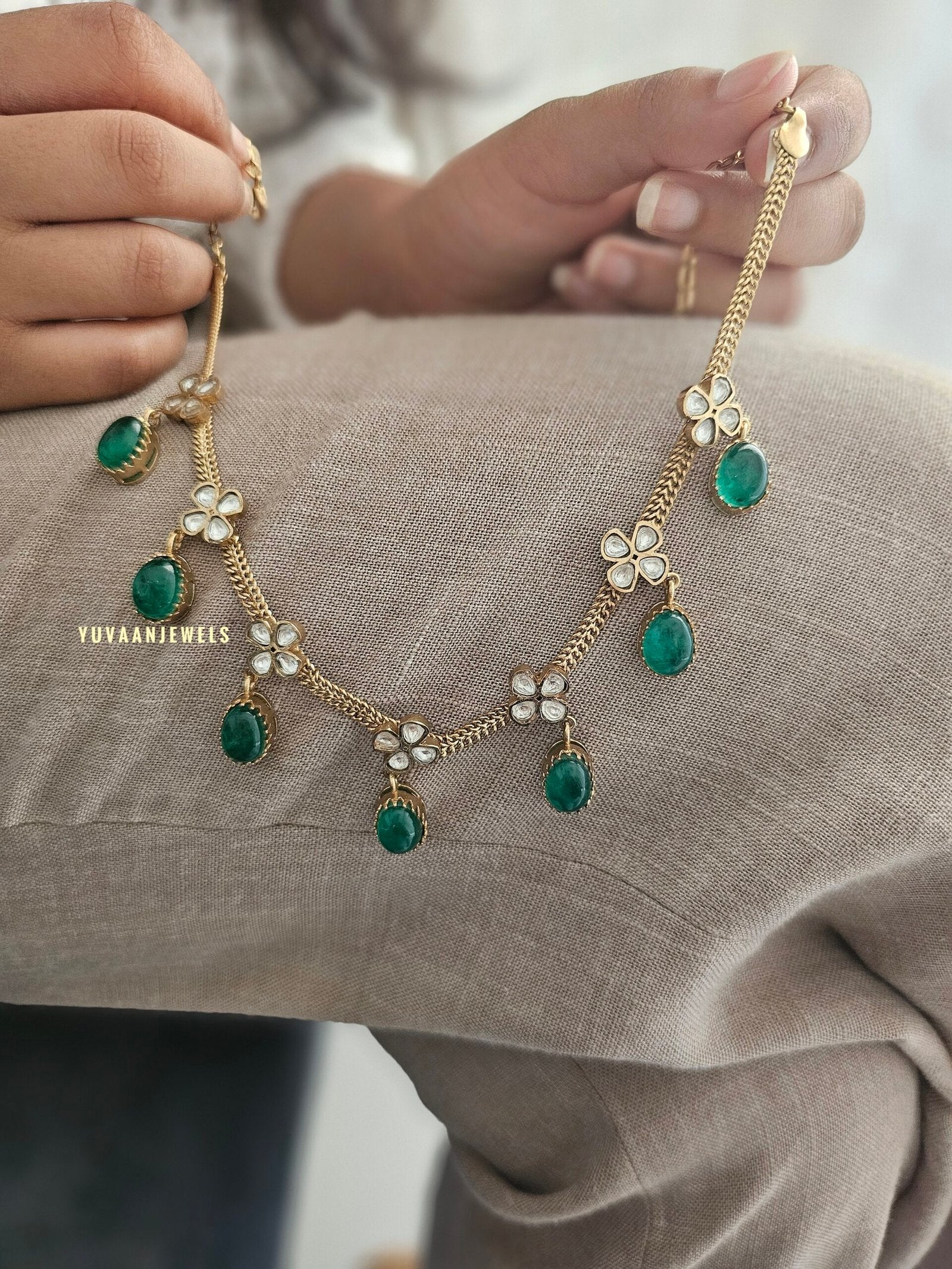 Shrushti Delicate Quartz Necklace