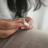 Divine pearl ring