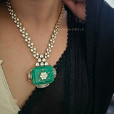 Shifa Quartz and Polki necklace