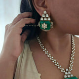 Shifa Quartz and Polki necklace