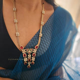 Radhika Quartz and polki necklace
