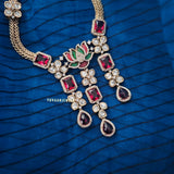 Radhika Quartz and polki necklace