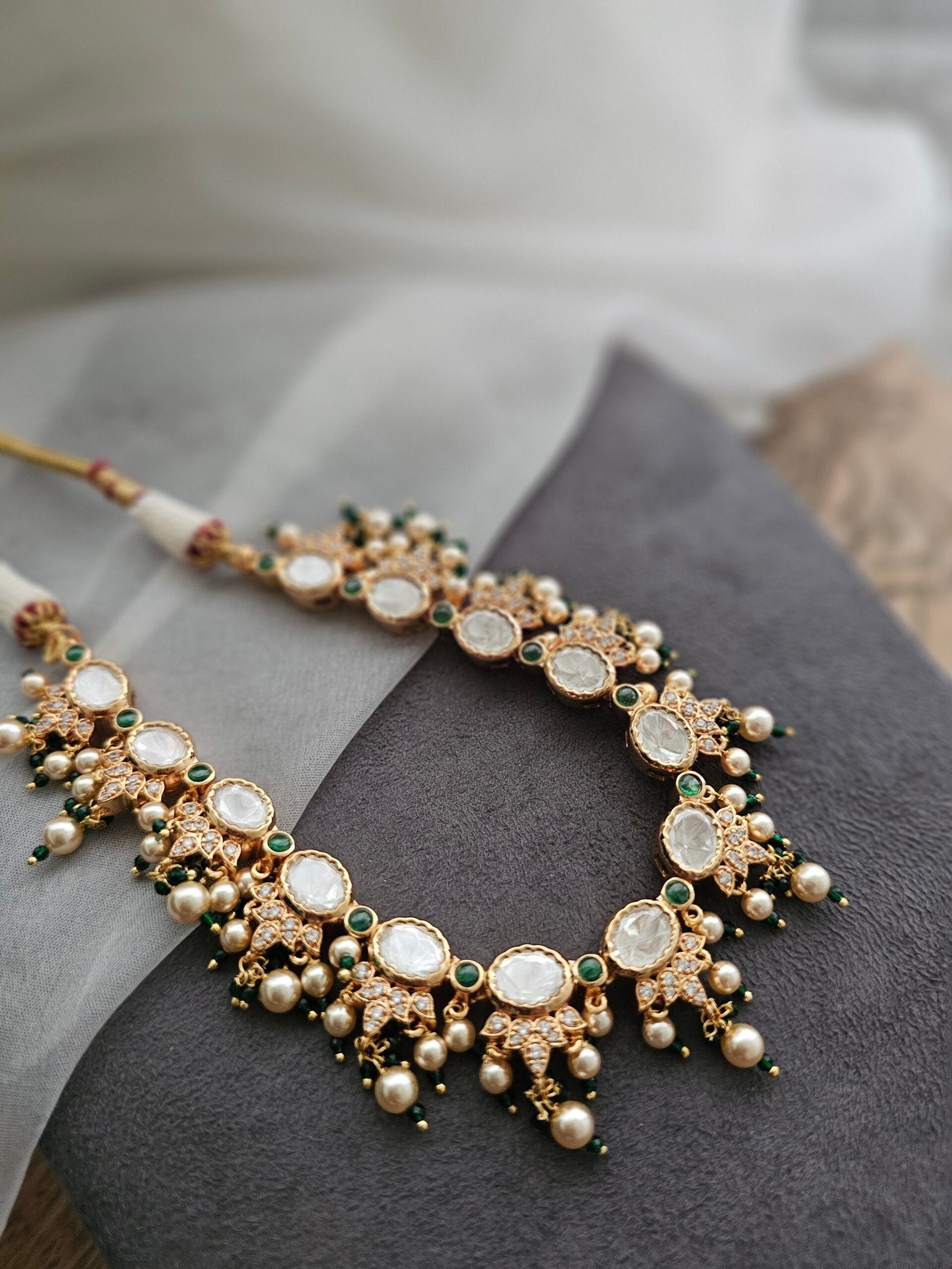 Purvi polki necklace