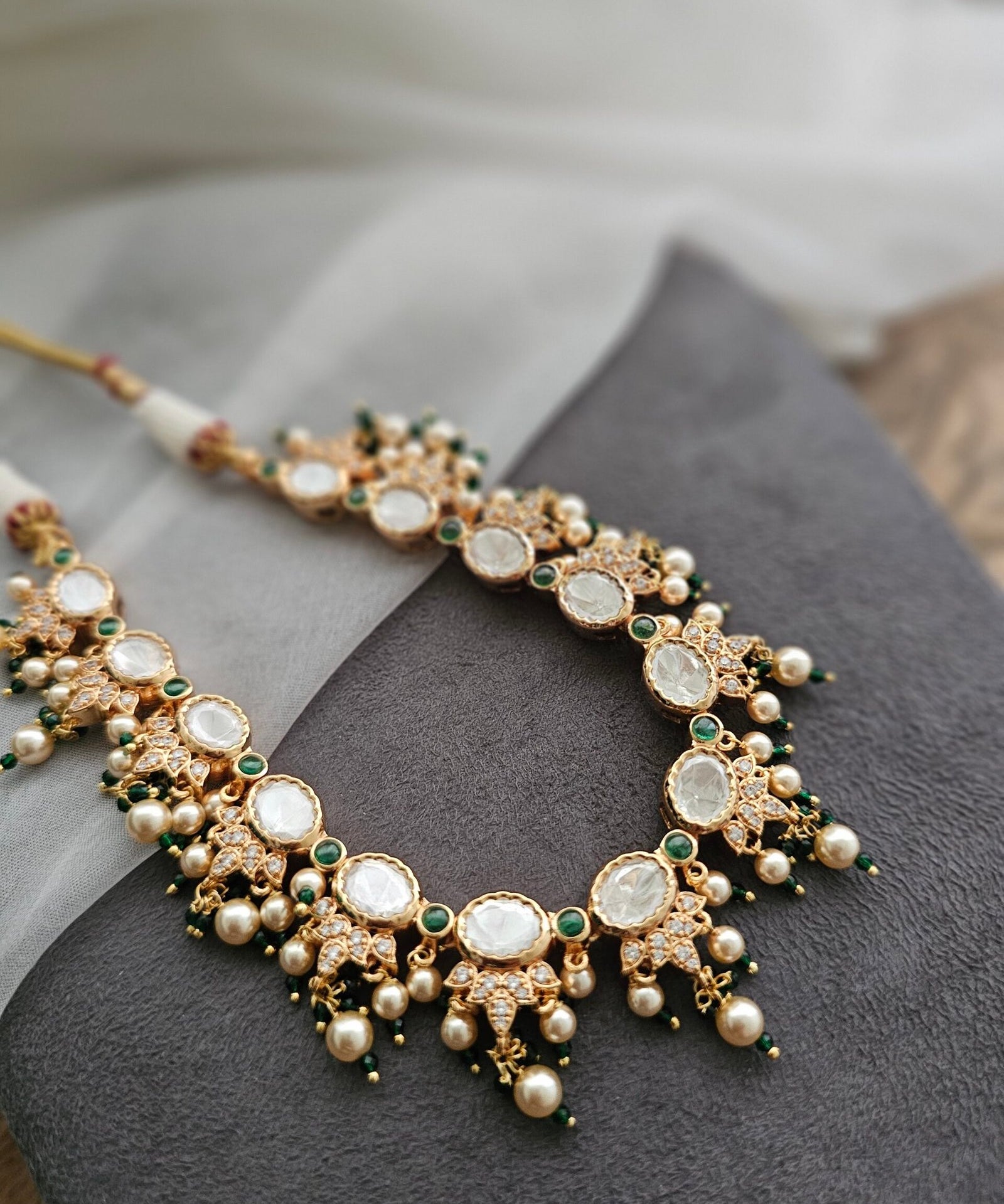 Purvi polki necklace