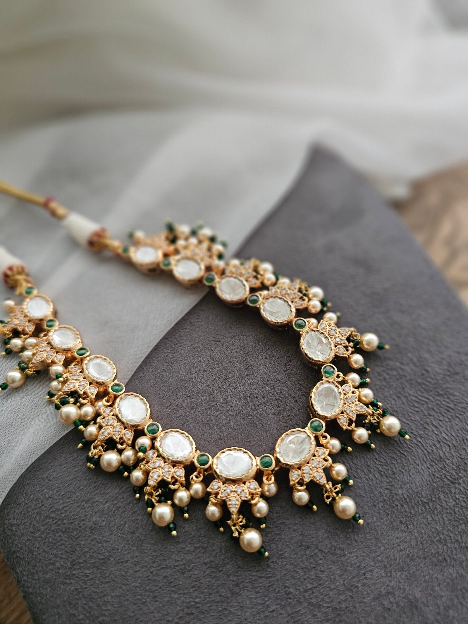 Purvi polki necklace