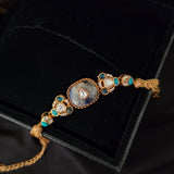 Ellie statement choker and bracelete