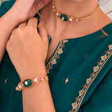Ellie statement choker and bracelete