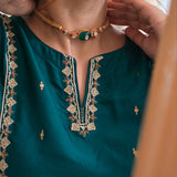 Ellie statement choker and bracelete
