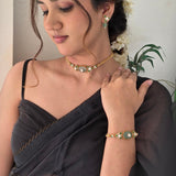Ellie statement choker and bracelete