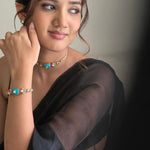 Ellie statement choker and bracelete