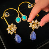 Ansa semi precious stone Earcuffs