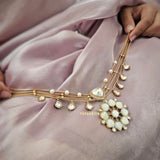 Akruti Polki & stone Necklace