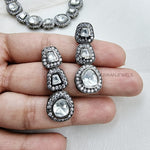 Myra Necklace Set (Silver Plated)