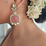Ambar semi-precious stone Earings