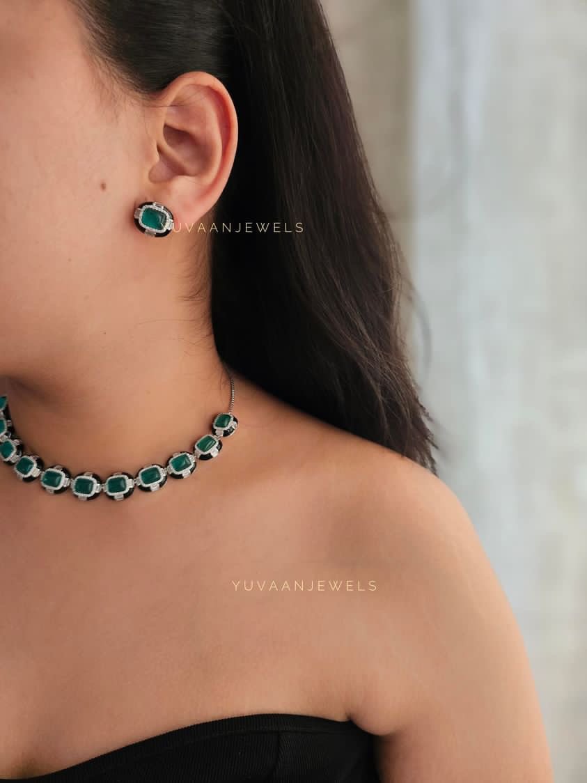 Jessica Semi Precious stone Necklace