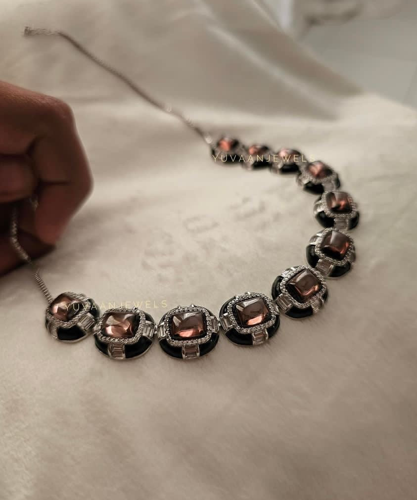 Jessica Semi Precious stone Necklace
